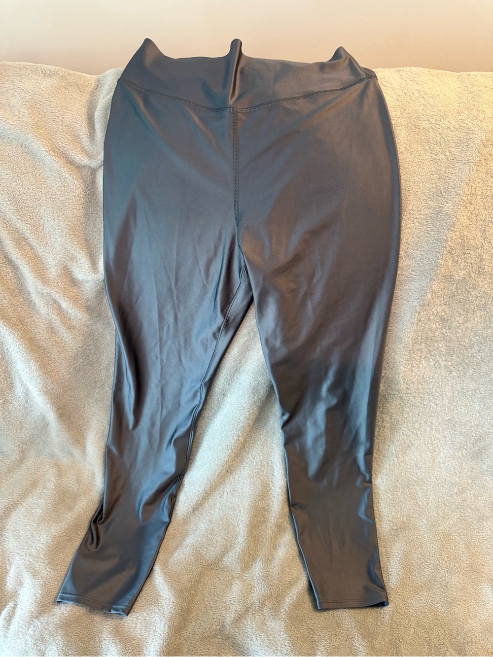 Victoria Secret VSX Glossy Tech Dark Steel Leggings